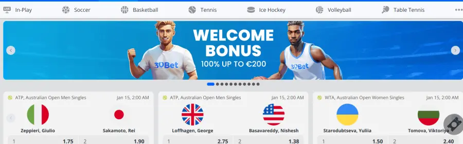 30bet review